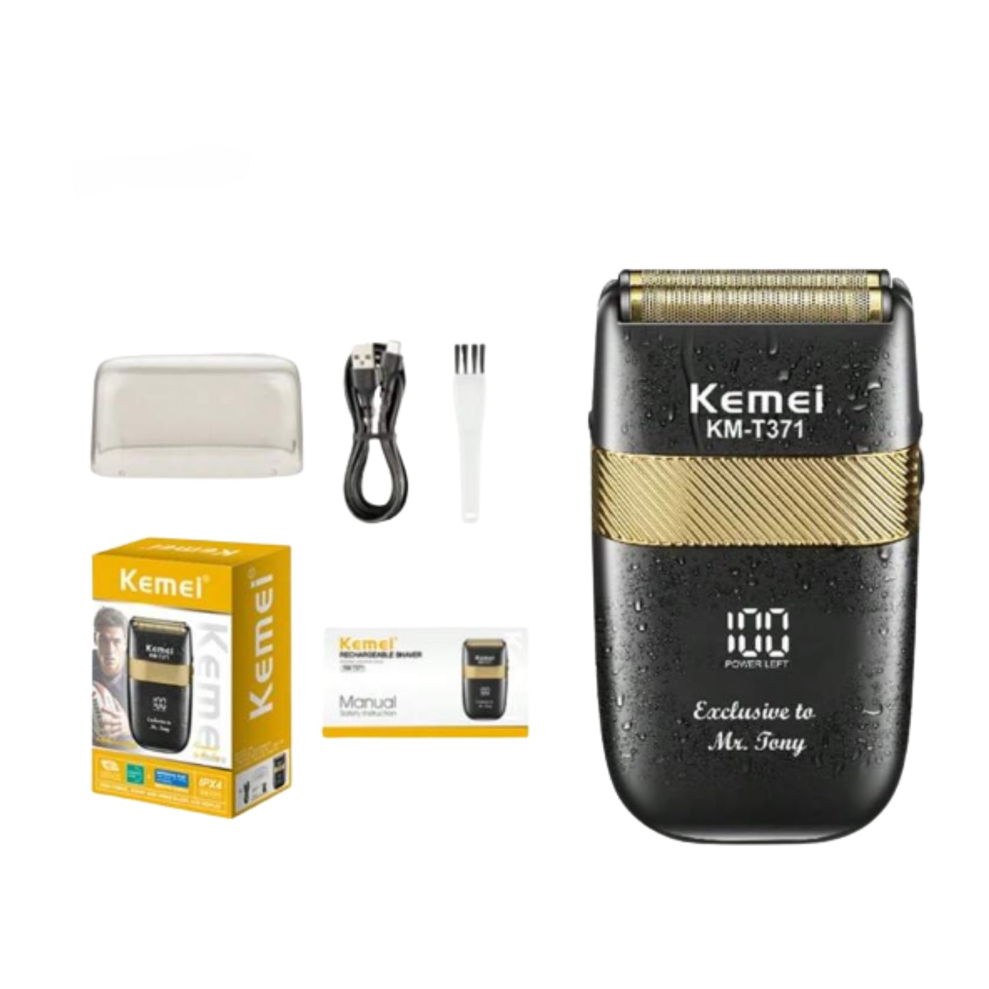 SHAVER KEMEI T371