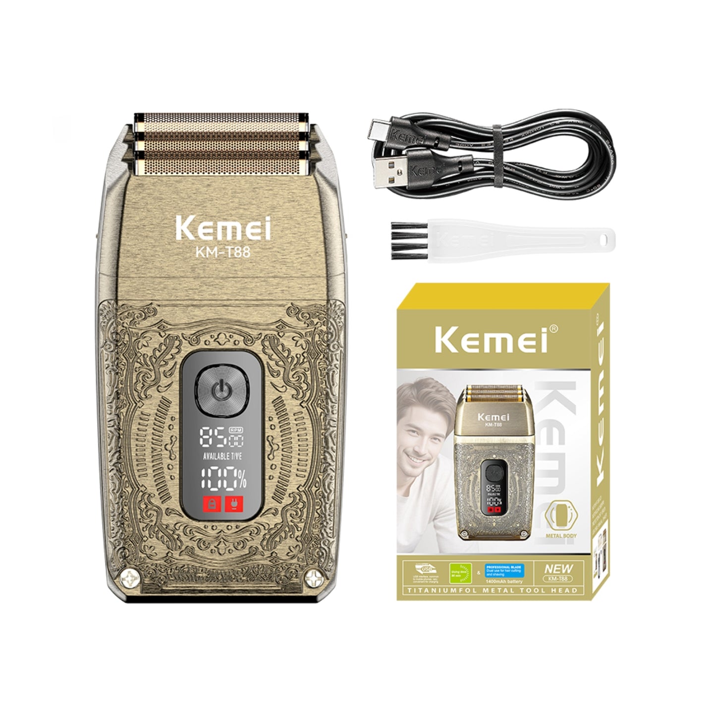 SHAVER KEMEI T88